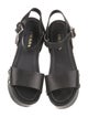 Prada Leather Studded Accents Sandals