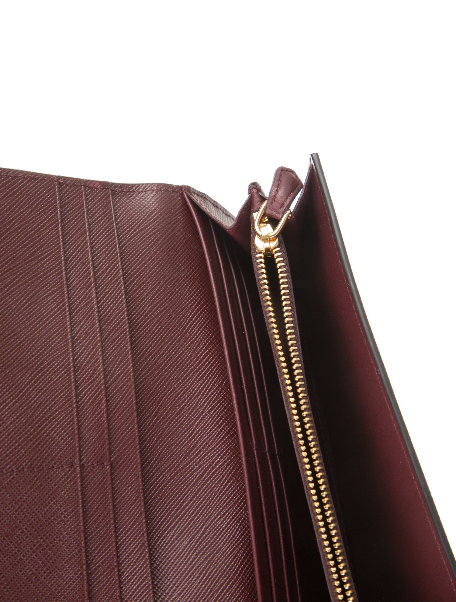 Prada Saffiano Lux Leather Continental Wallet