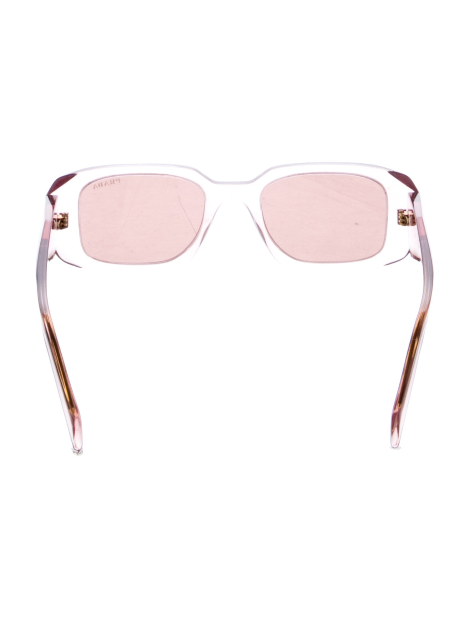 Prada Saffiano Compact Wallet Square Sunglasses