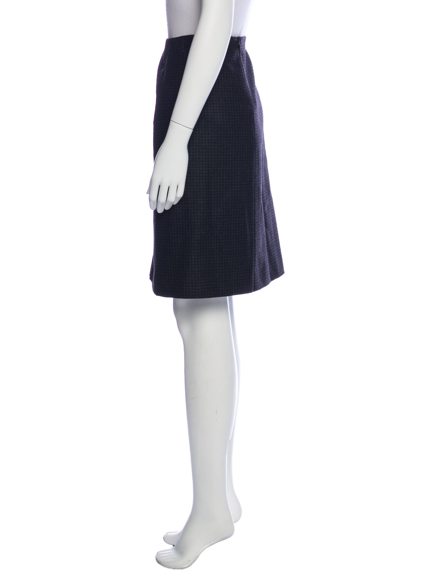 Prada Virgin Wool Knee-Length Skirt