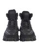 Prada Mesh Lace-Up Boots