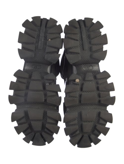 Prada Mesh Lace-Up Boots