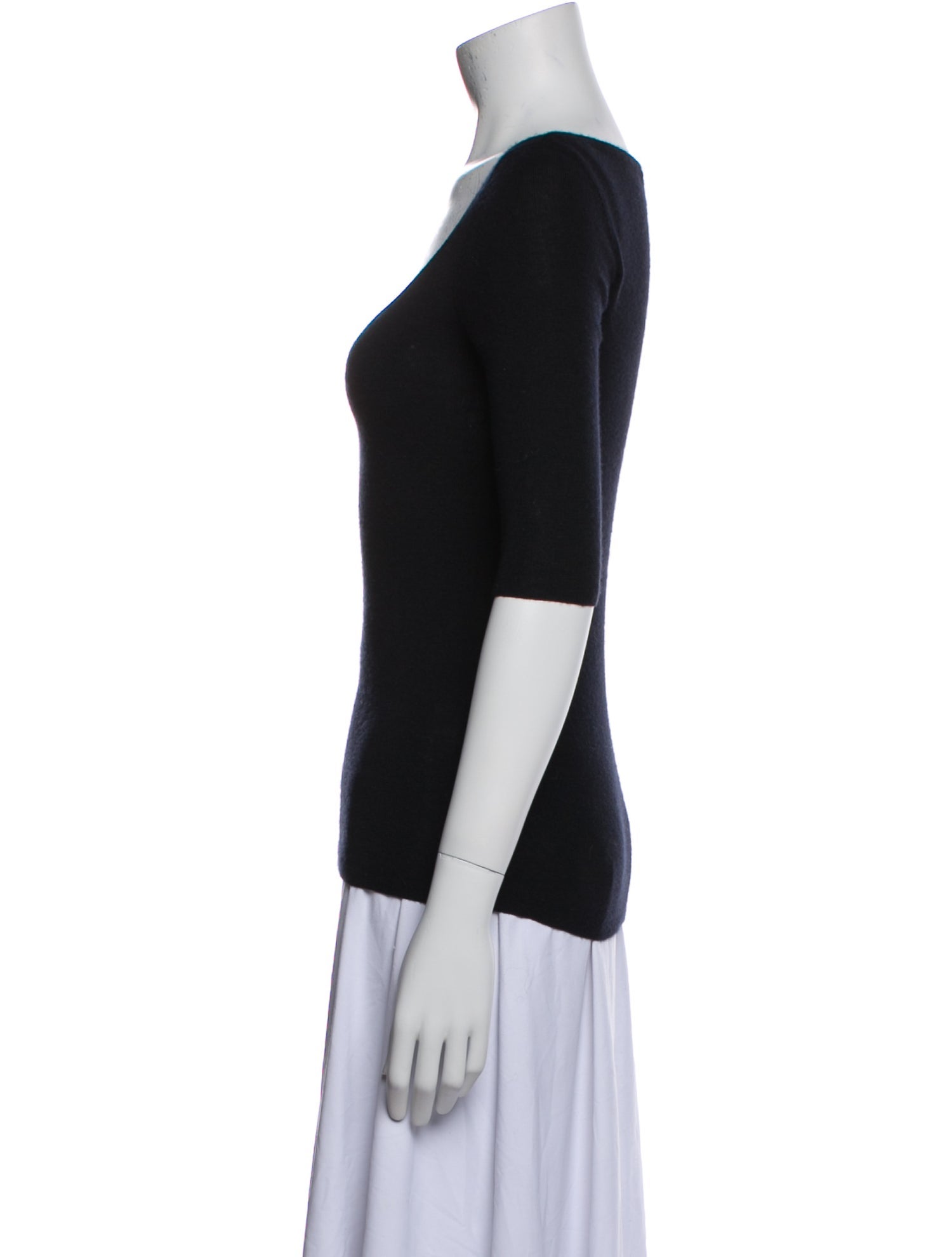 Prada Cashmere Scoop Neck Sweater