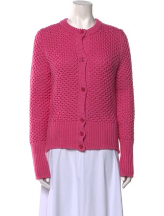 Prada Virgin Wool Crew Neck Sweater