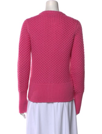 Prada Virgin Wool Crew Neck Sweater