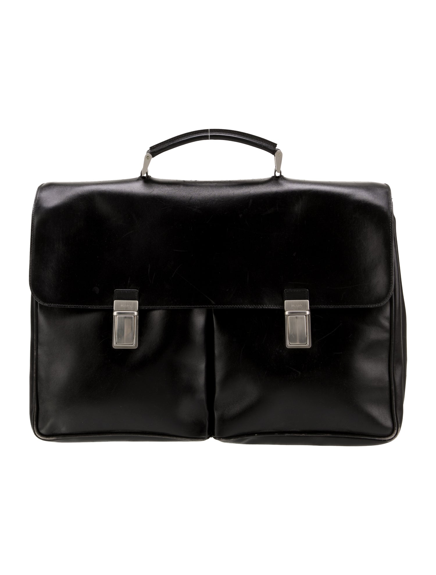 Prada Vitello Leather Briefcase