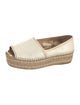 Prada Leather Espadrilles