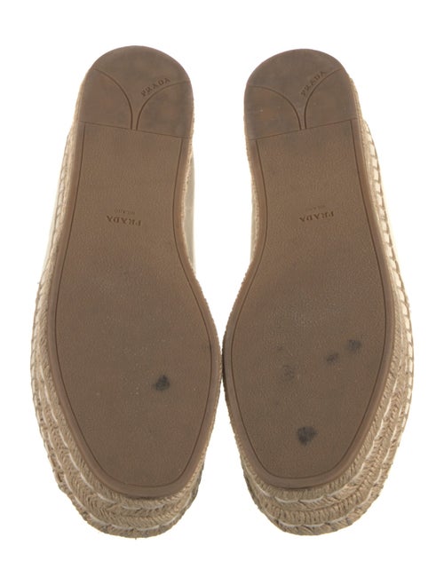 Prada Leather Espadrilles