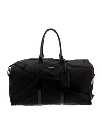 Prada Saffiano Leather Weekender Bag