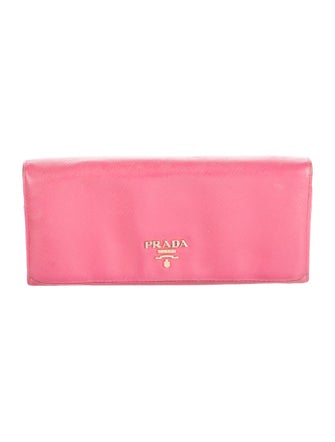 Prada Leather Continental Wallet