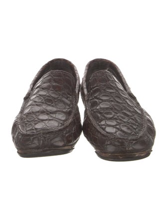 Prada Embossed Leather Drivers