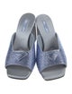 Prada Satin Crystal Embellishments Slides