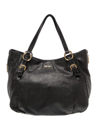 Prada Soft Calf Leather Shoulder Bag