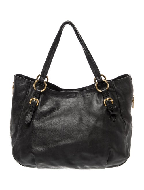 Prada Soft Calf Leather Shoulder Bag