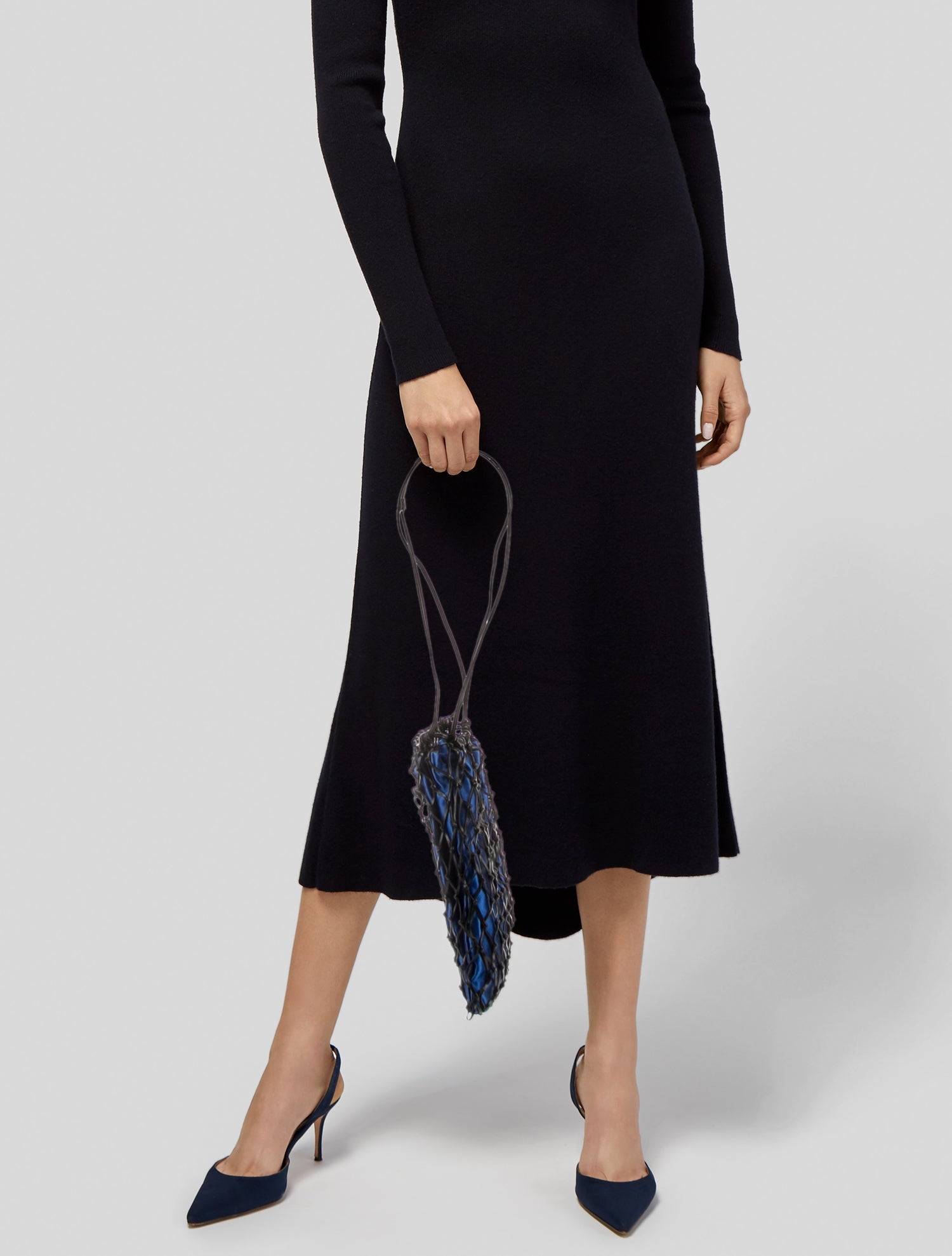 Prada Enameled Metal Triangle Rete