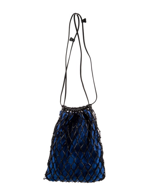 Prada Enameled Metal Triangle Rete