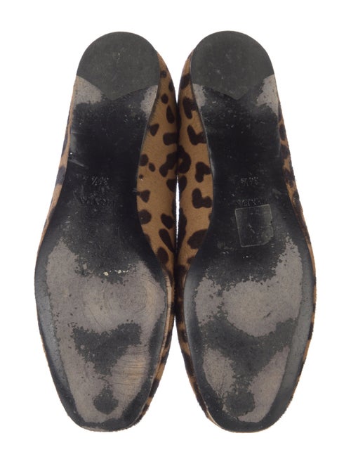 Prada Ponyhair Animal Print Loafers