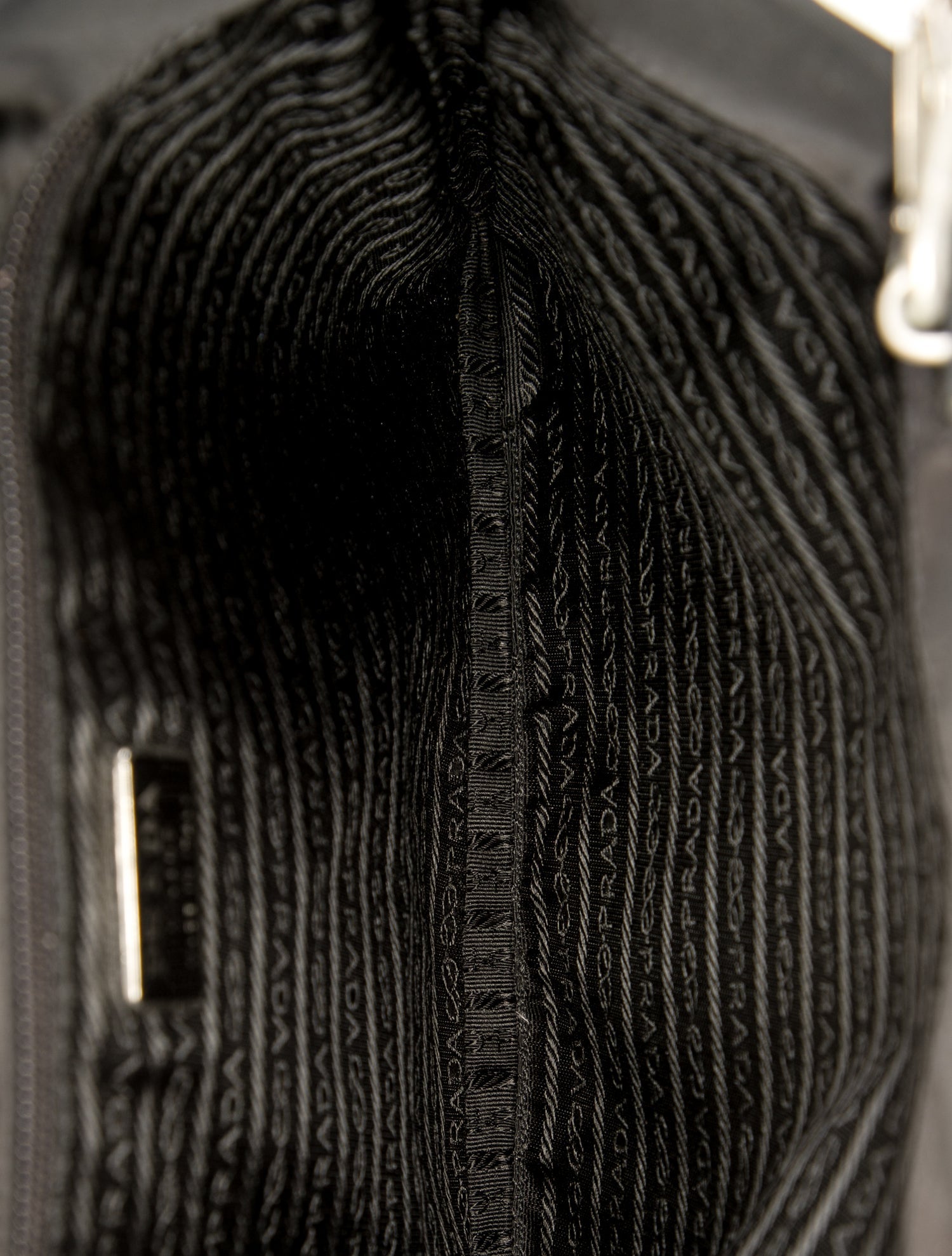 Prada Saffiano Leather Vintage Tessuto Handle Bag Vintage