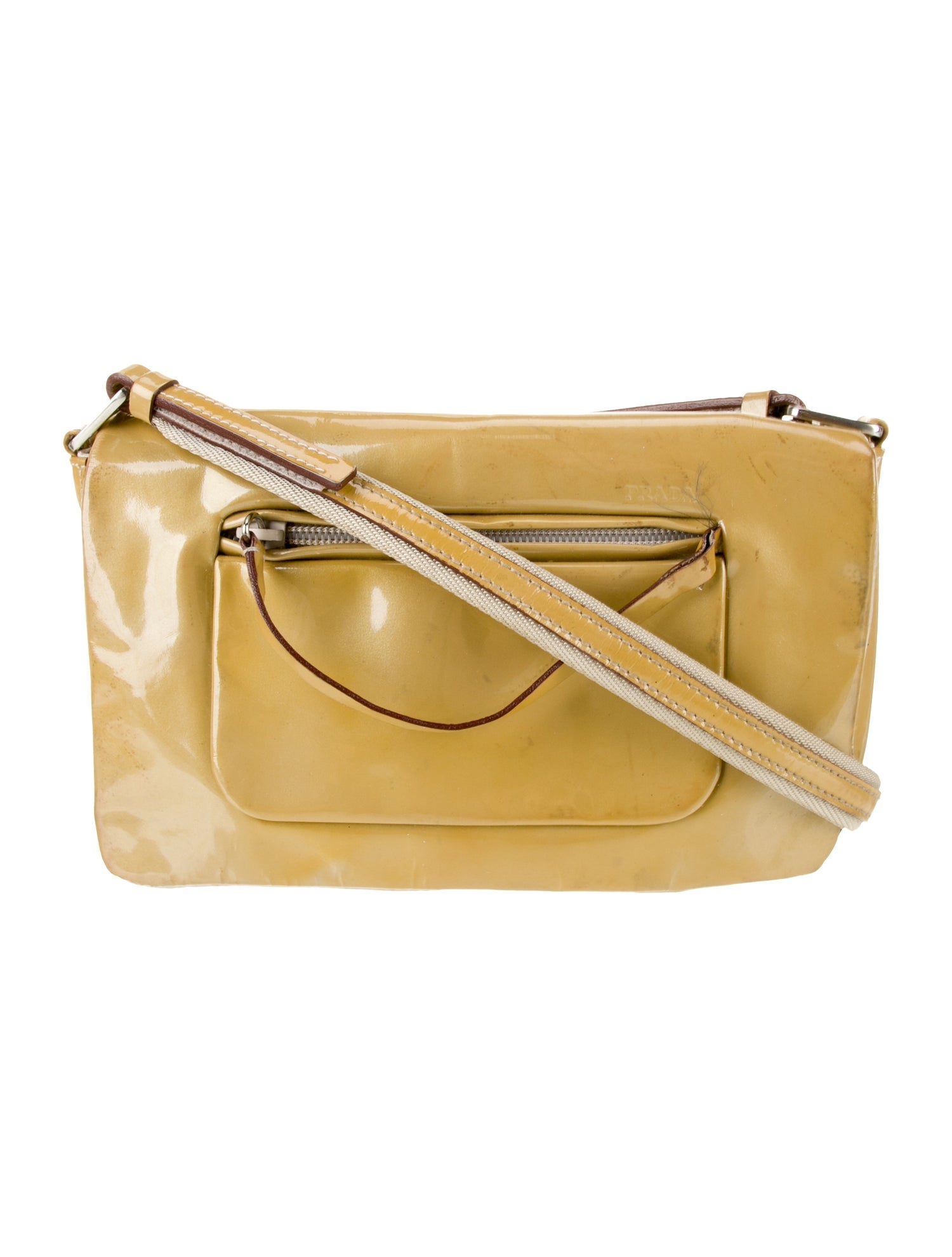 Prada Spazzolato Leather Shoulder Bag