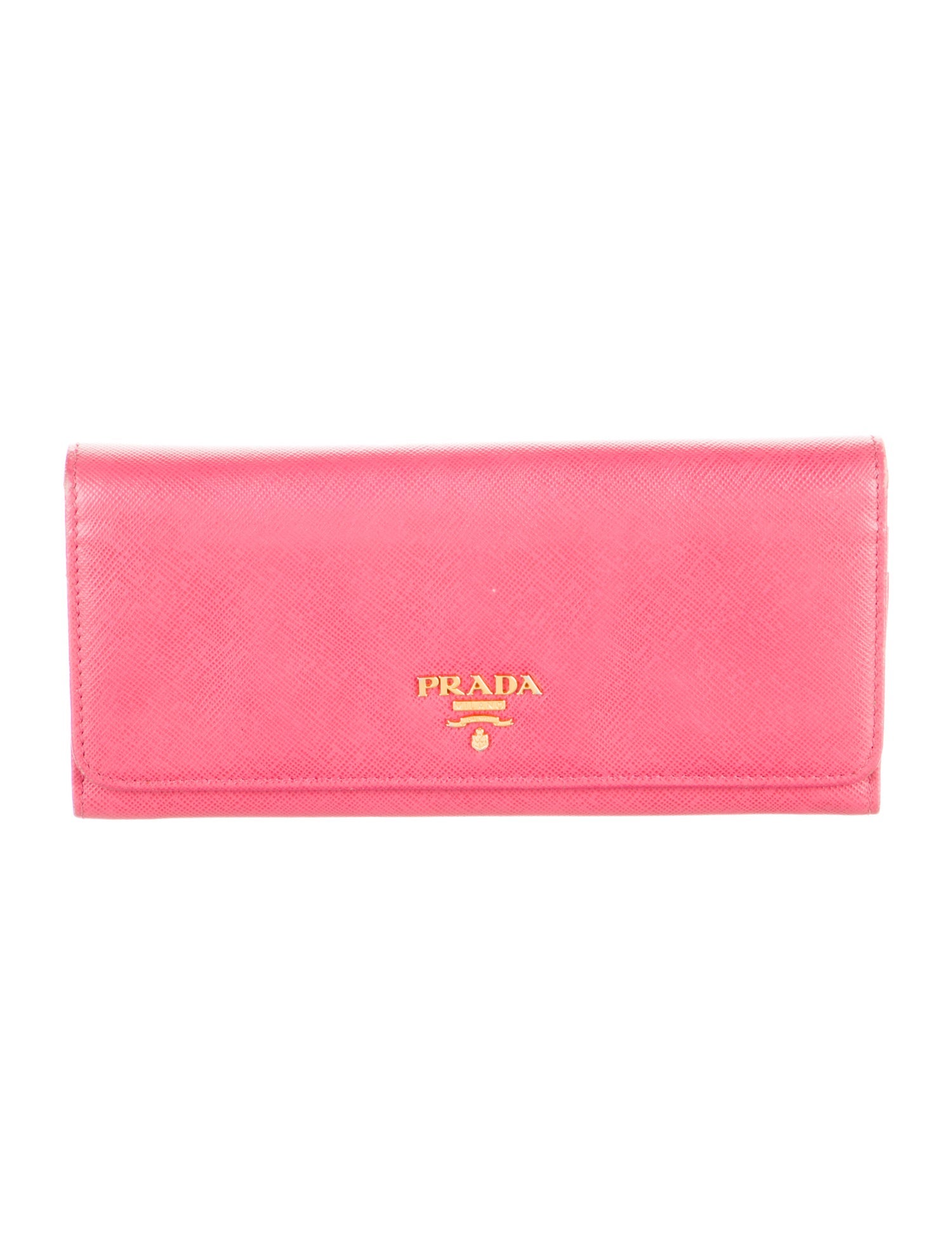 Prada Saffiano Lux Leather Continental Wallet