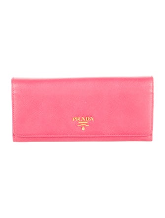 Prada Saffiano Lux Leather Continental Wallet