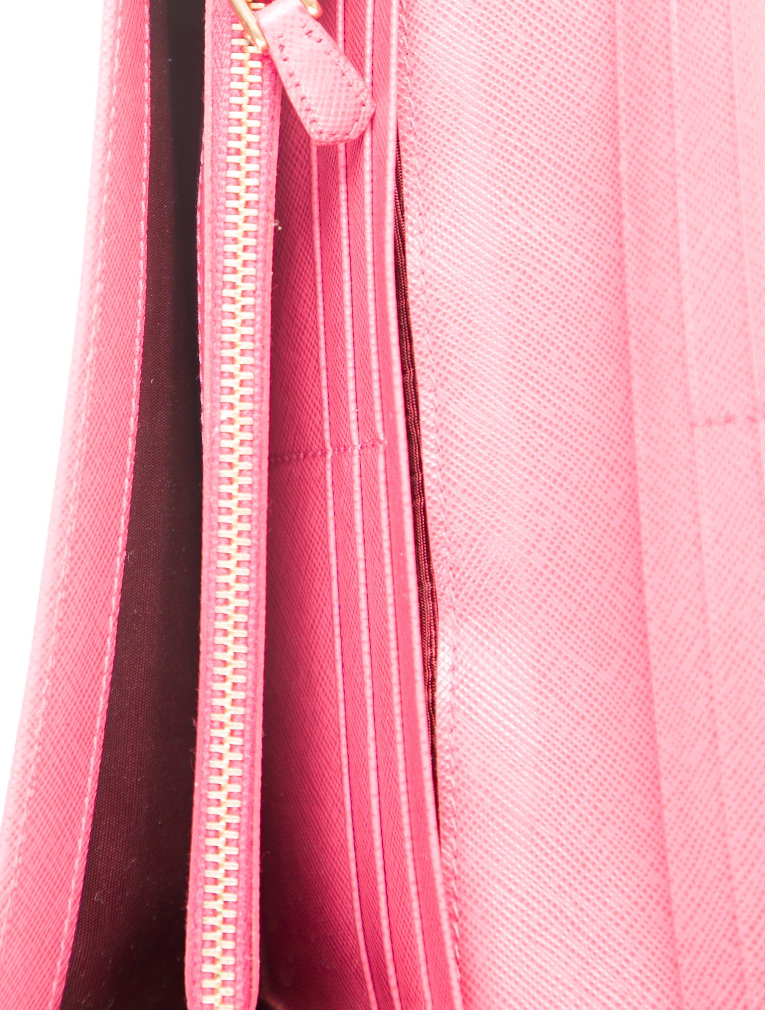 Prada Saffiano Lux Leather Continental Wallet