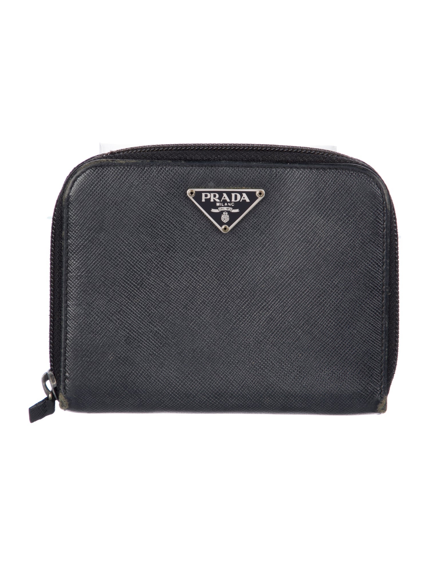 Prada Saffiano Lux Leather Compact Wallet