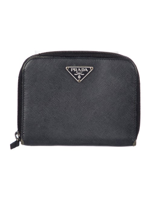 Prada Saffiano Lux Leather Compact Wallet