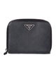 Prada Saffiano Lux Leather Compact Wallet