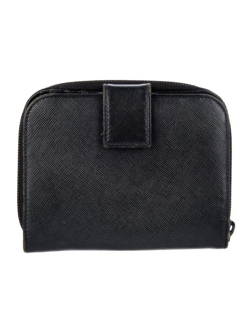 Prada Saffiano Lux Leather Compact Wallet