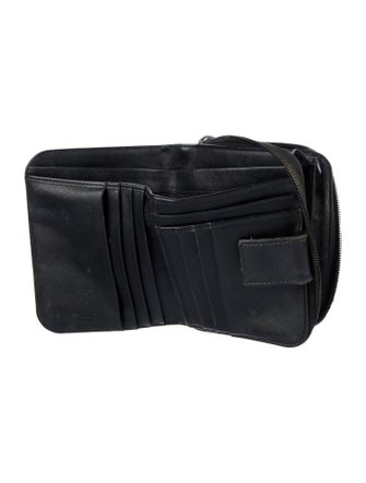 Prada Saffiano Lux Leather Compact Wallet