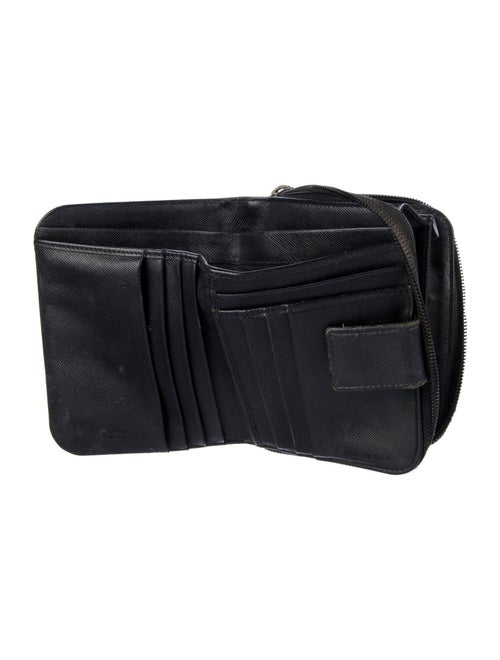 Prada Saffiano Lux Leather Compact Wallet