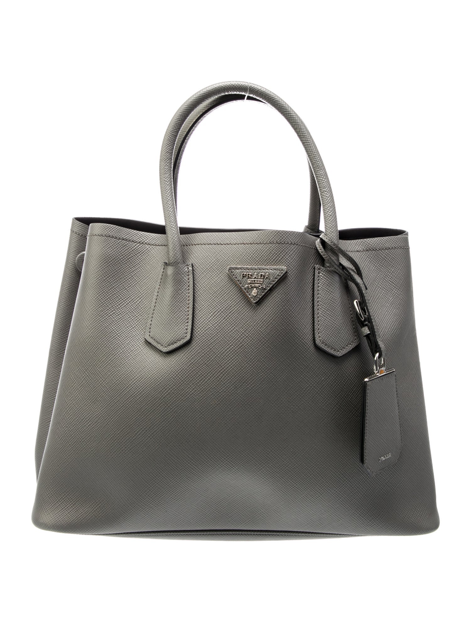 Prada Saffiano Leather Double Bag Medium