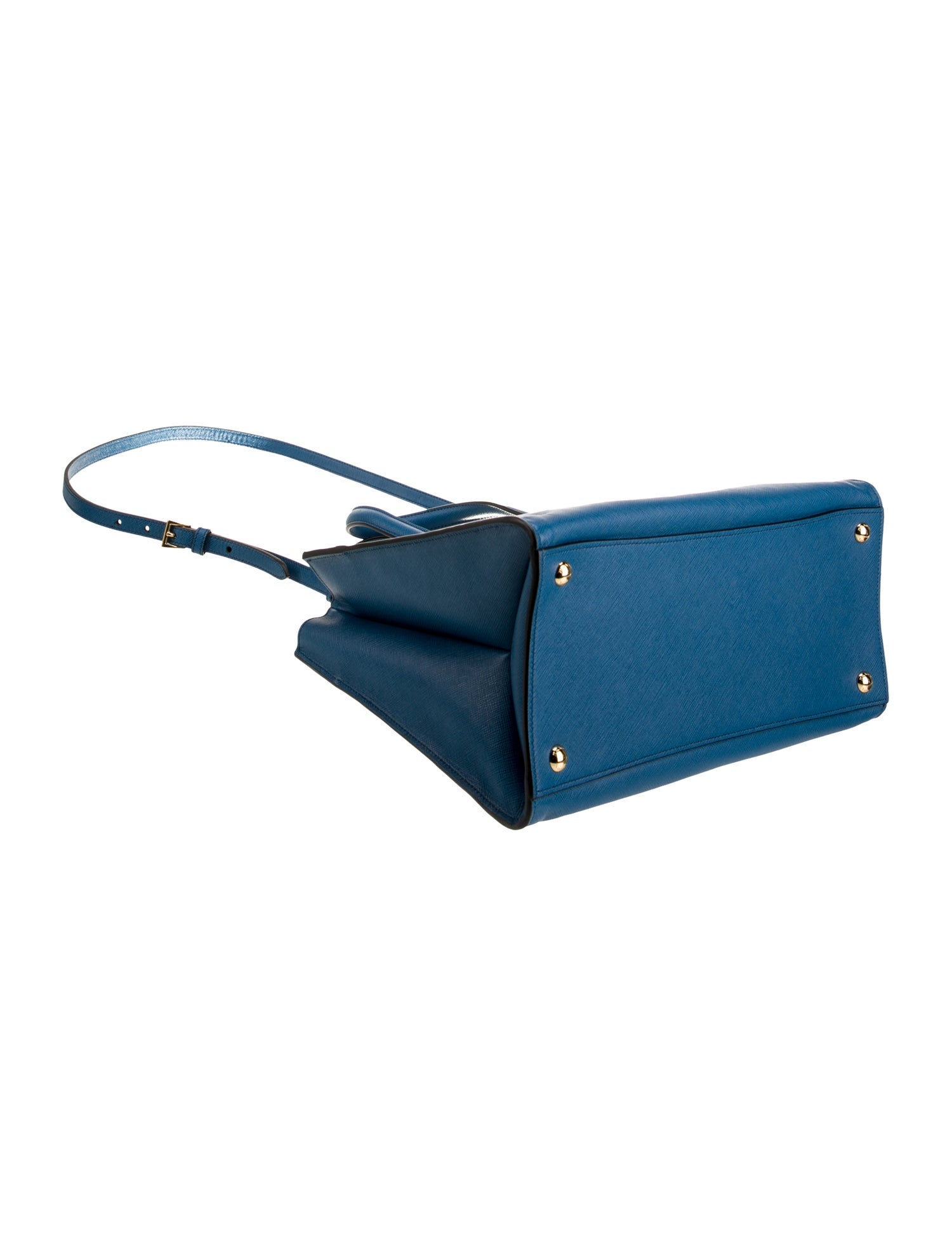 Prada Saffiano Leather Triple Pocket Convertible Tote