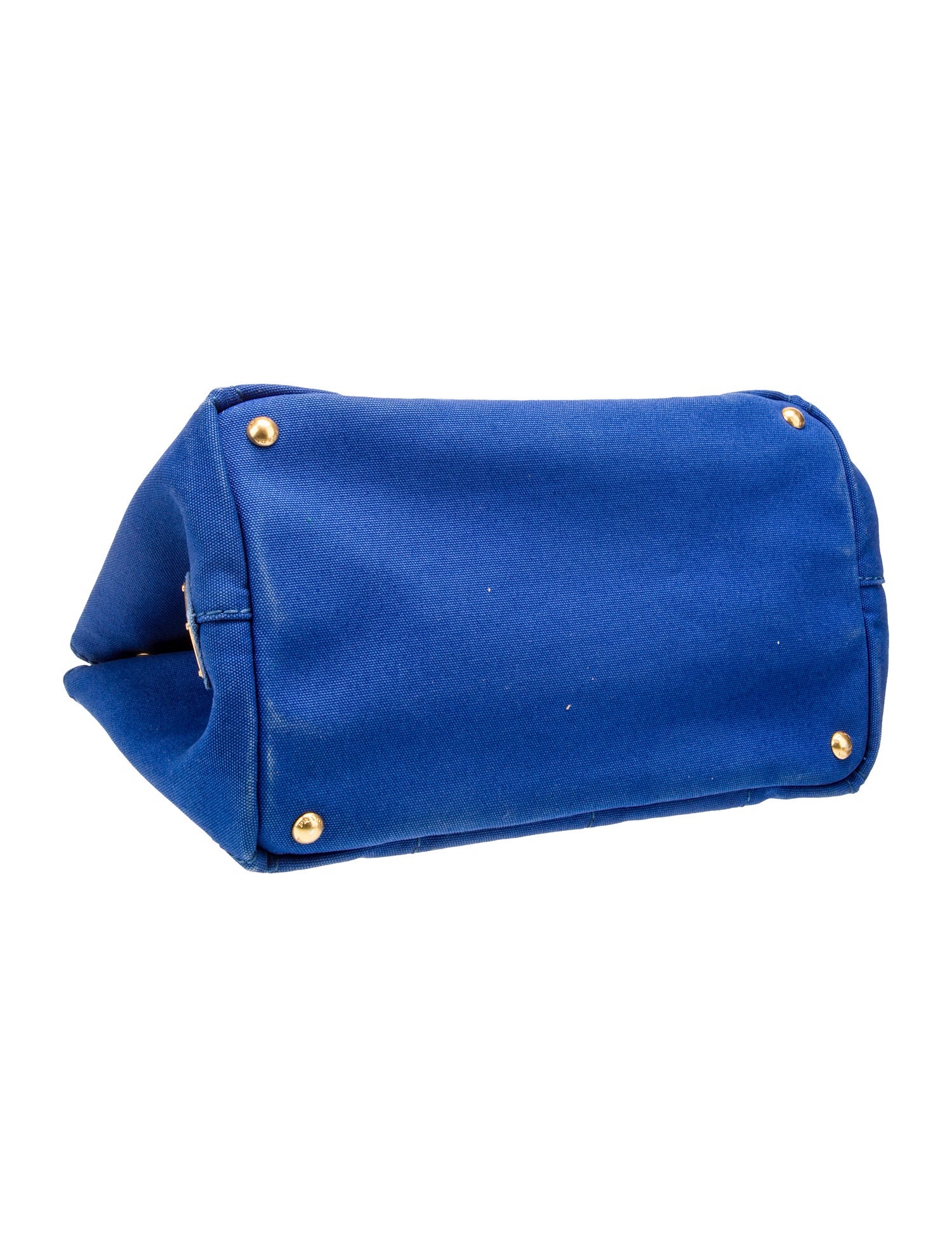 Prada Enameled Metal Triangle Tote