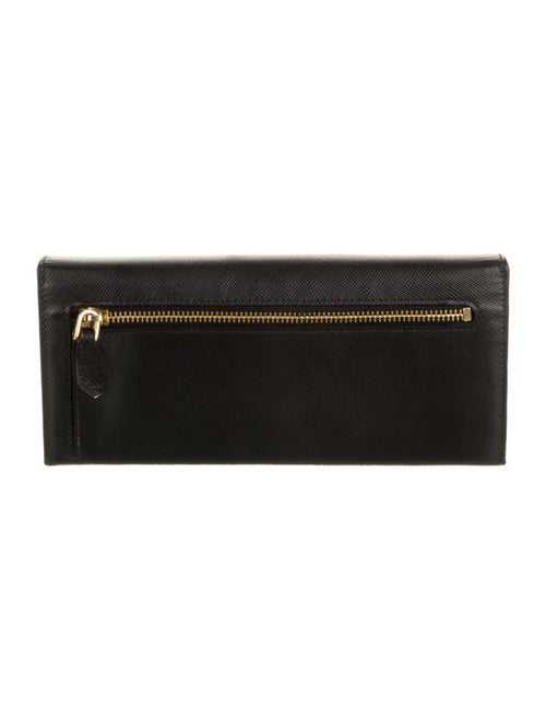 Prada Saffiano Lux Leather Continental Wallet