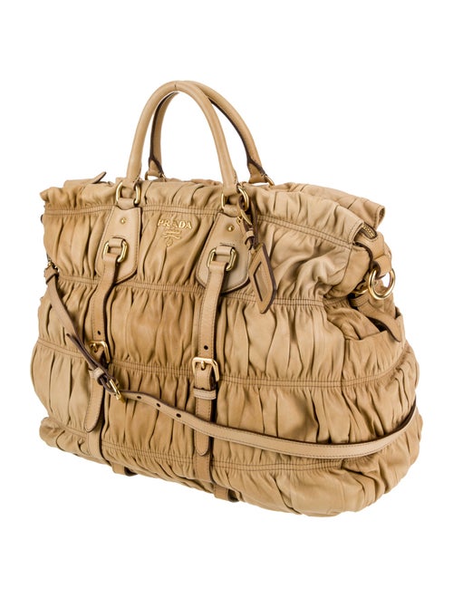 Prada Leather Top Handle Bag