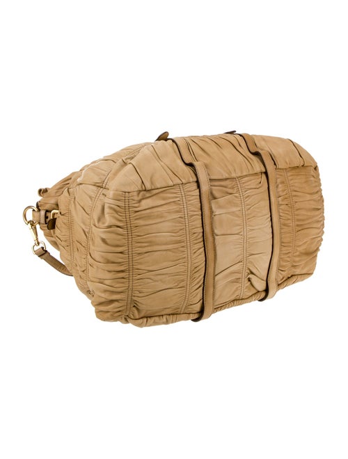 Prada Leather Top Handle Bag