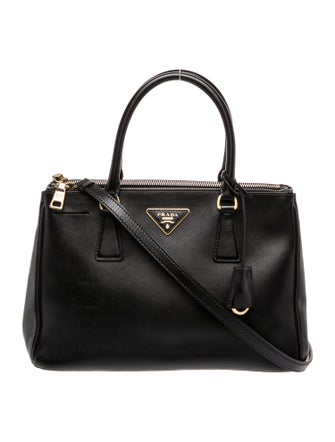 Prada Saffiano Lux Leather Galleria Double Zip Small