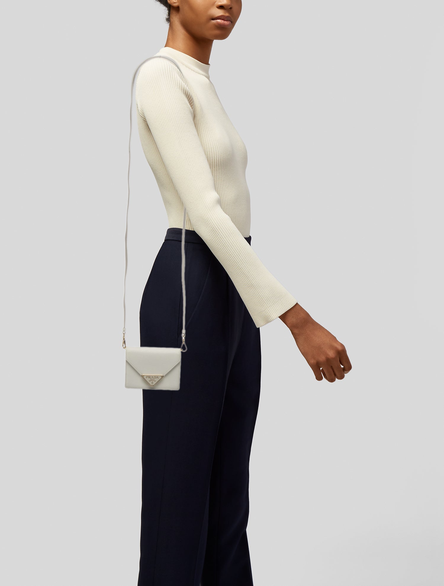 Prada Saffiano Leather Crossbody Bag