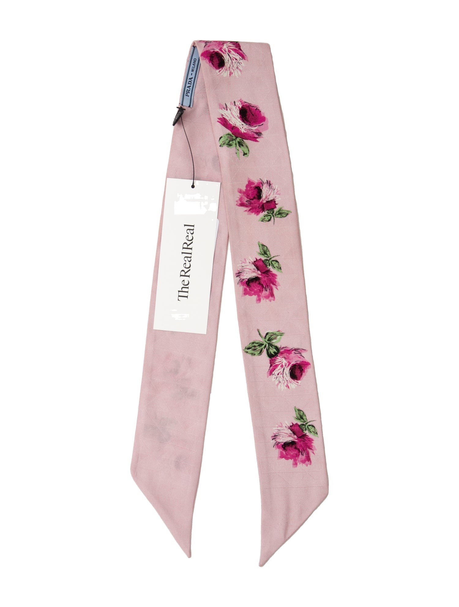Prada Silk Floral Print Snood