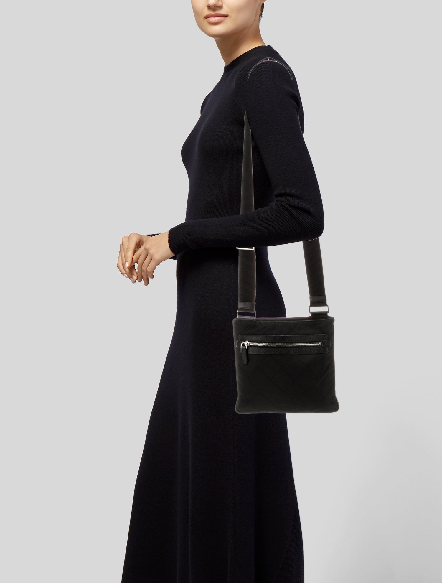 Prada Tessuto Nylon Messenger Bag