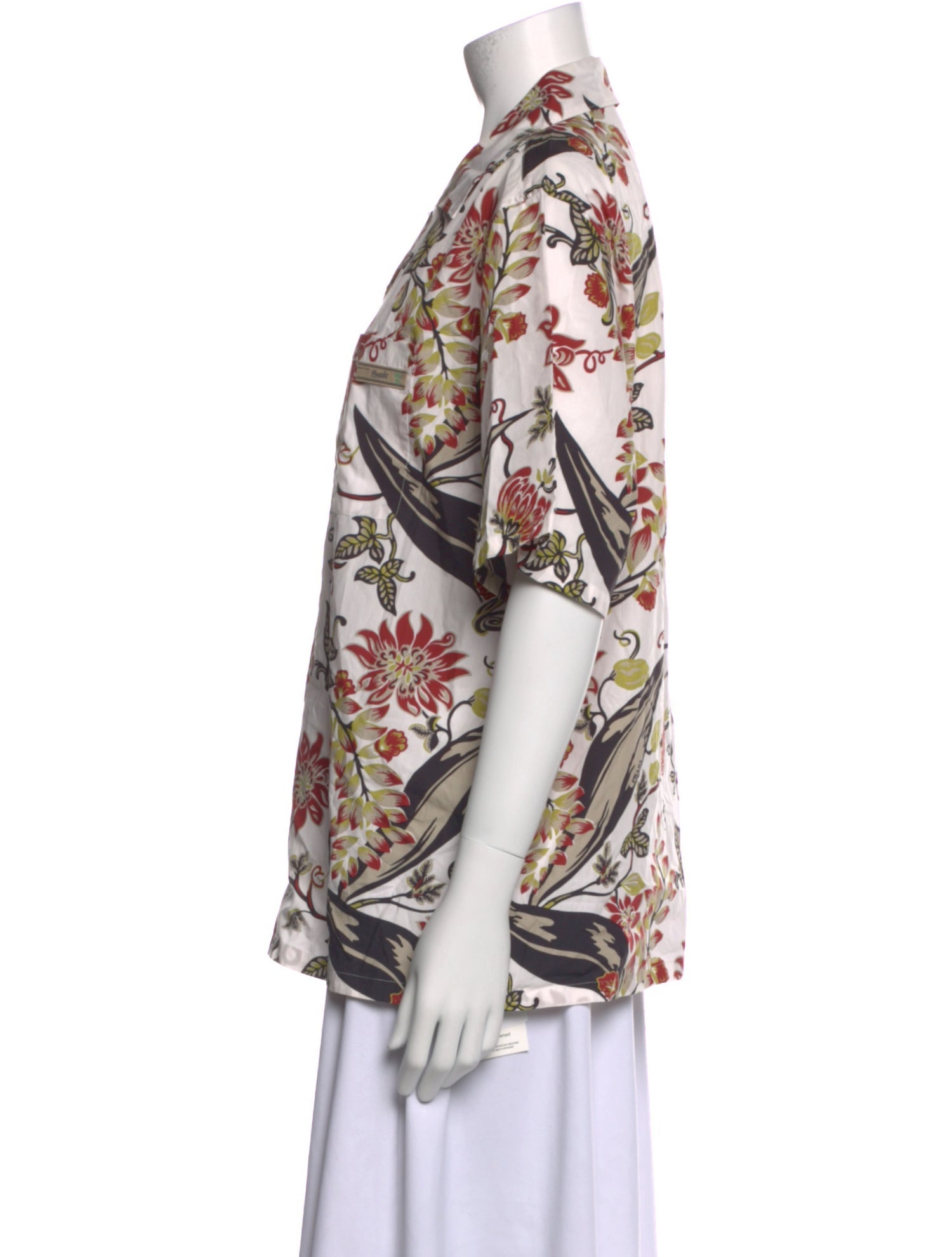 Prada 2019 Floral Print Shirt w/ Tags