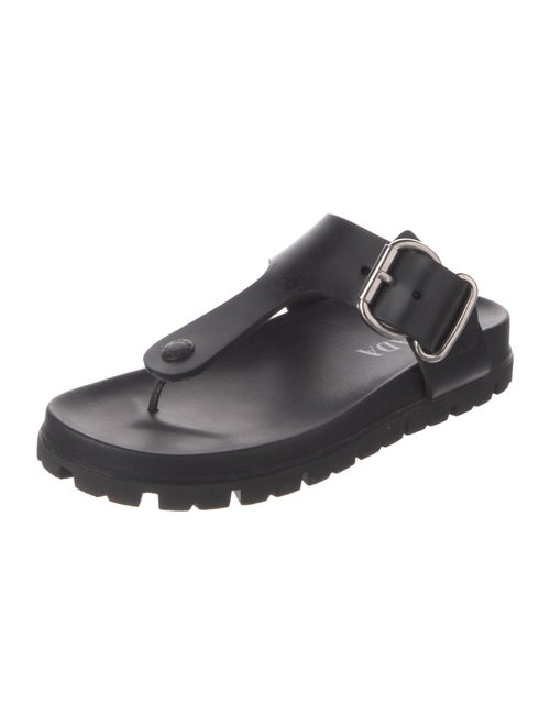 Prada Fussbet Buckle Thong Sandal