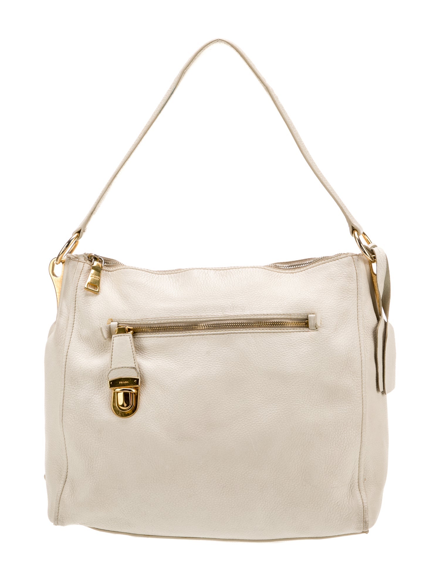 Prada Vitello Daino Leather Hobo