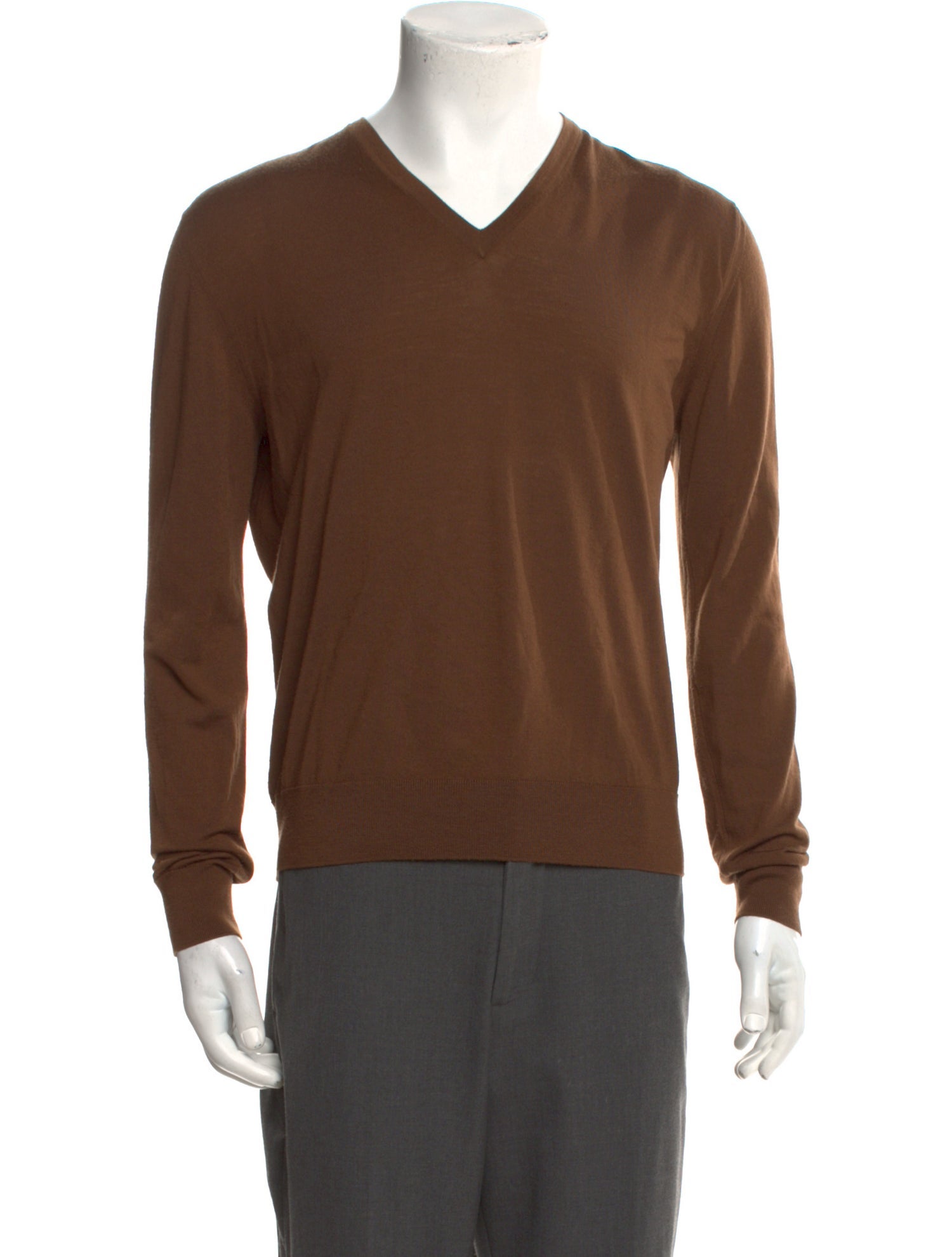 Prada Late 2000's - Early 2010's V-Neck Pullover