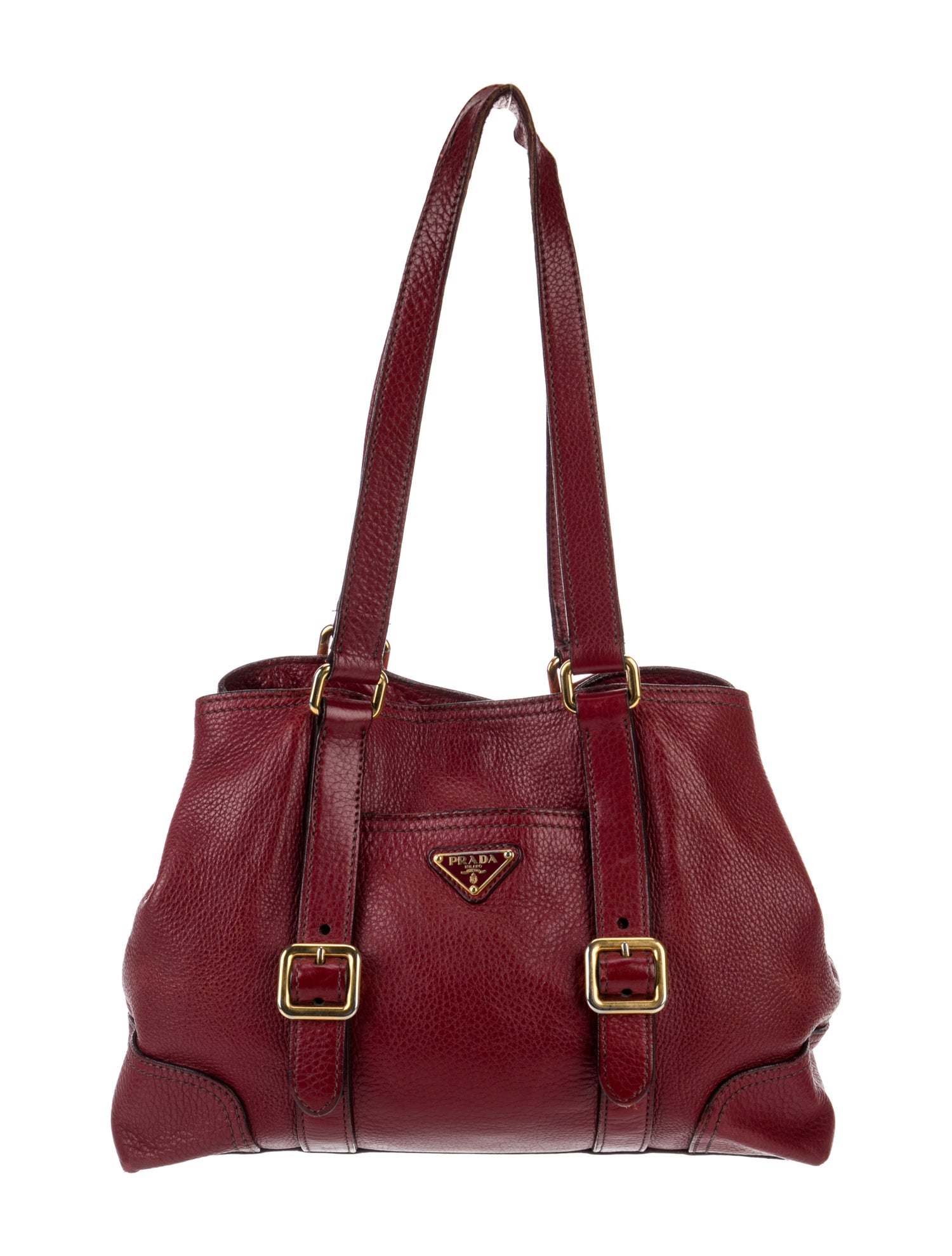 Prada Vitello Daino Leather Shoulder Bag