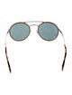 Prada Round Mirrored Sunglasses