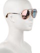 Prada Round Mirrored Sunglasses