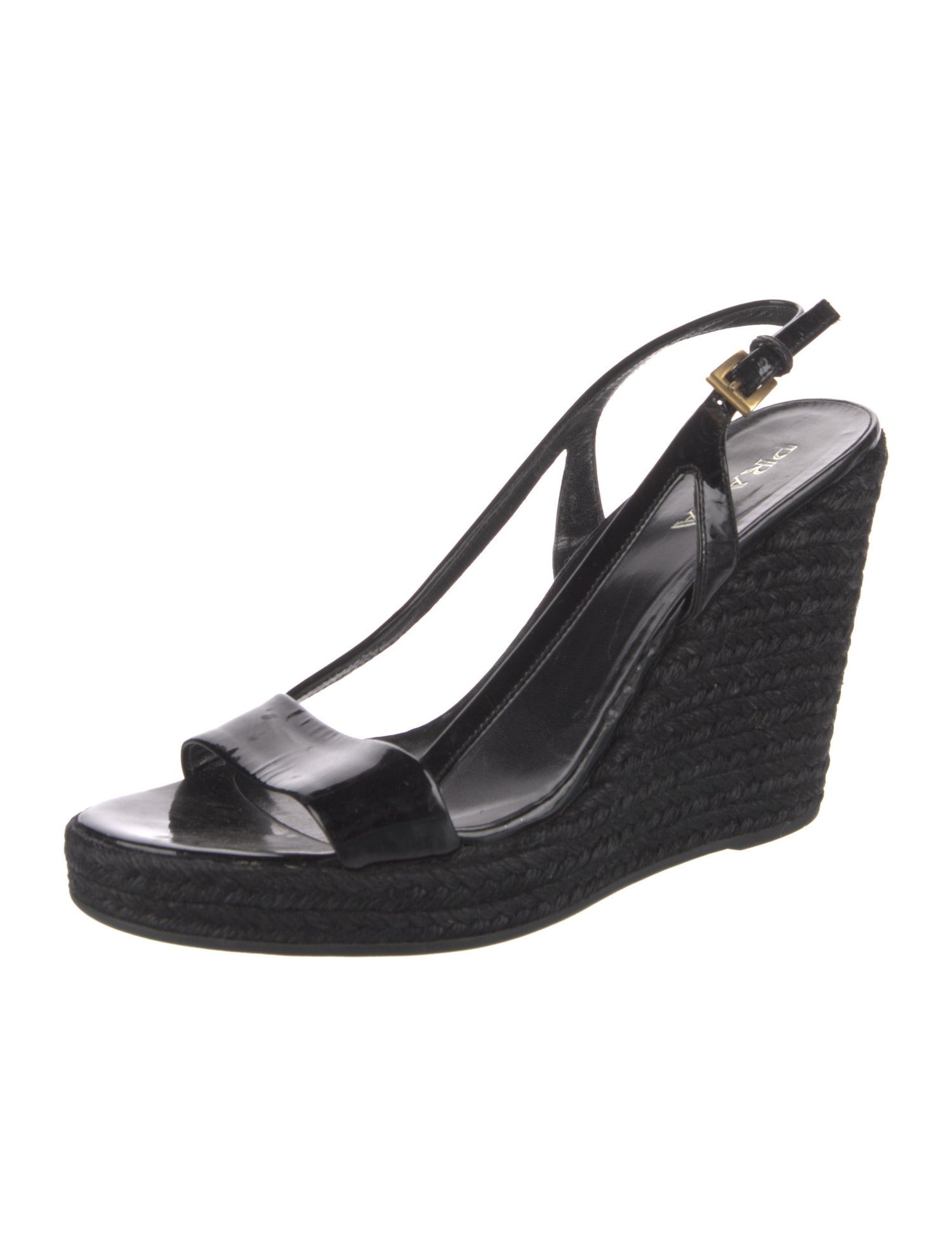 Prada Patent Leather Espadrilles